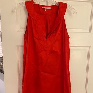 Orange casual tunic Calypso St. Barths mini dress